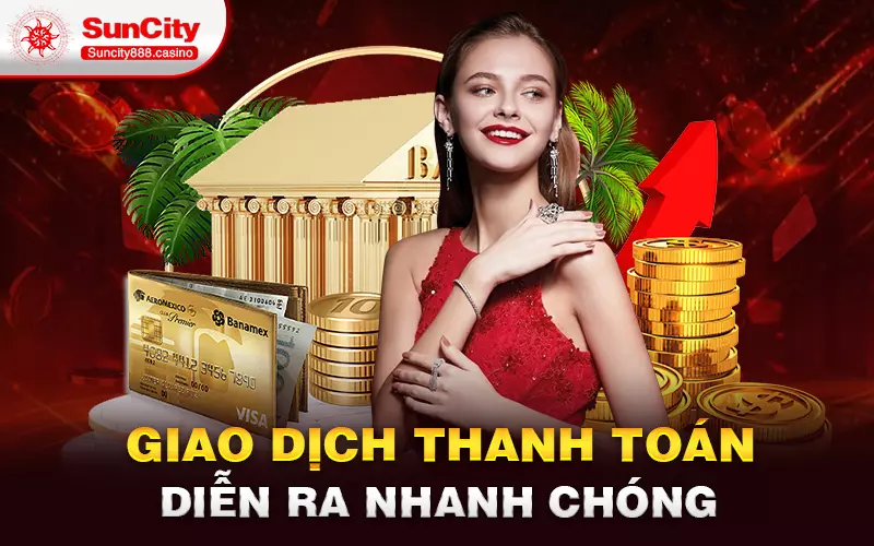 Giao dịch thanh toán diễn ra nhanh chóng