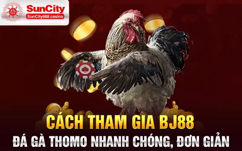 Cách tham gia BJ88 đá gà Thomo nhanh chóng, đơn giản