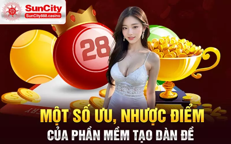 Một số ưu, nhược điểm của phần mềm tạo dàn đề