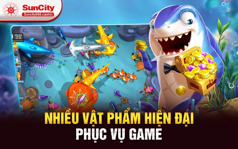 Nhiều vật phẩm hiện đại phục vụ game