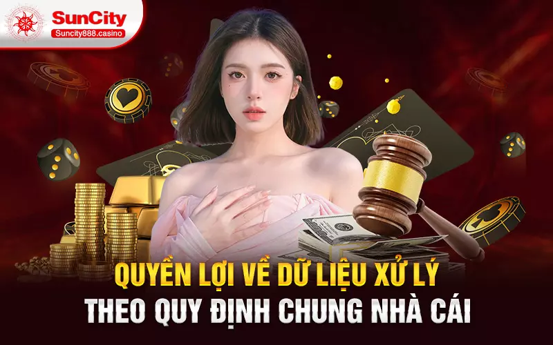 Quyền lợi về dữ liệu xử lý theo quy định chung nhà cái