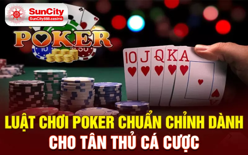 Luật chơi Poker chuẩn chỉnh dành cho tân thủ cá cược