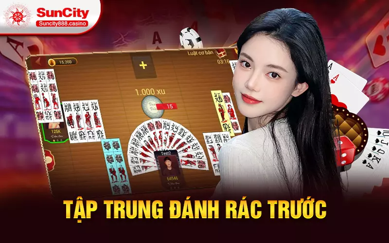 Tập trung đánh rác trước