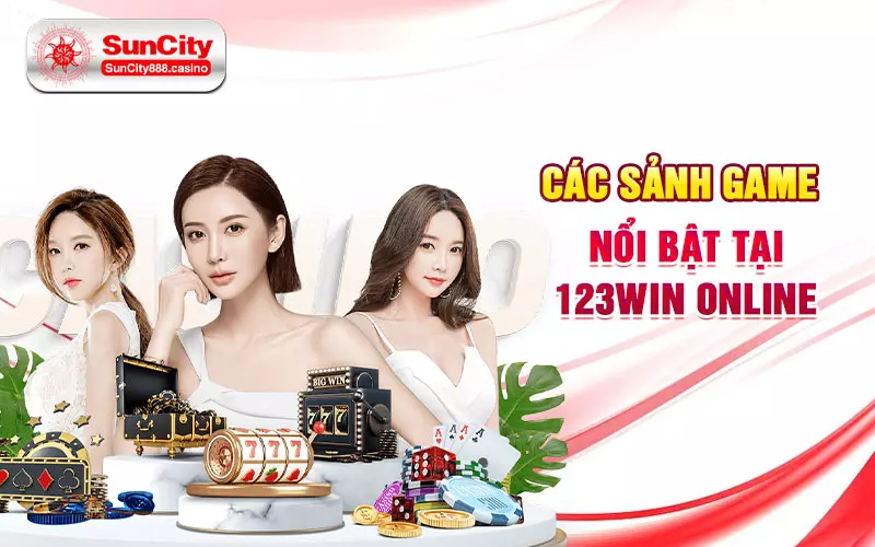 Các sảnh game nổi bật tại 123win Online