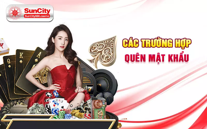 Các trường hợp quên mật khẩu