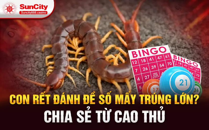 Con rết đánh đề số mấy trúng lớn? - Chia sẻ từ cao thủ