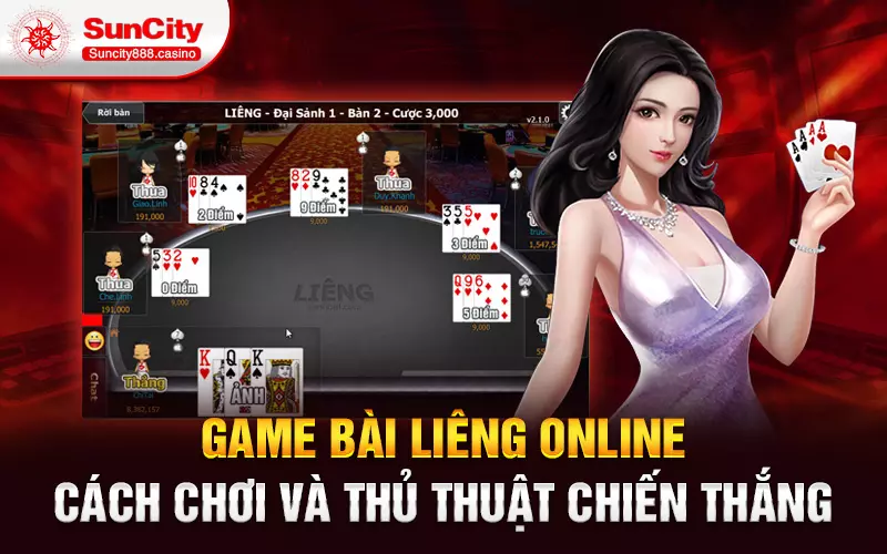 Game bài liêng online - Cách chơi và thủ thuật chiến thắng