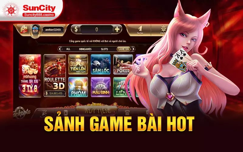 Sảnh game bài hot