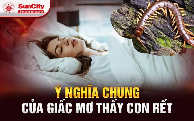 Ý nghĩa chung của giấc mơ thấy con rết